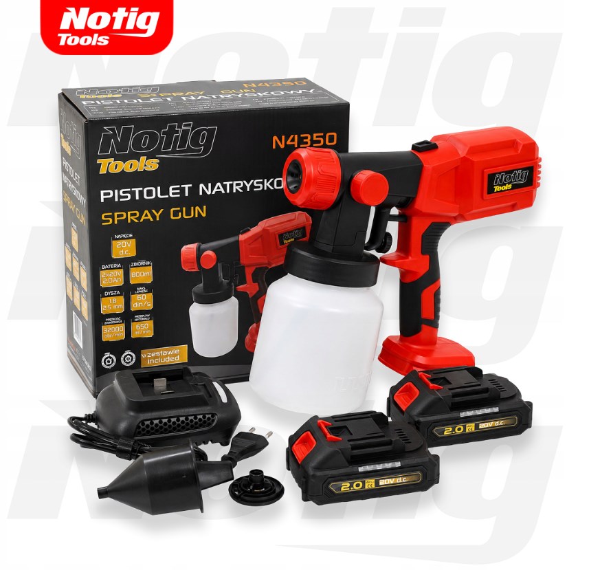 Pistolet natryskowy NOTIG 20 V